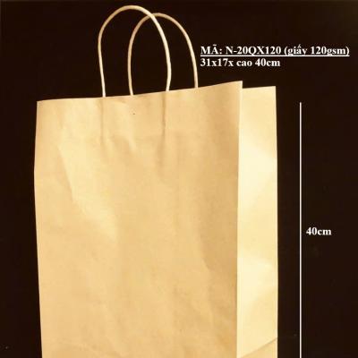 Túi Giấy Kraft Đựng Hoa Tươi Có Quai Xoắn – Túi Đựng Bó Hoa, Shop Hoa